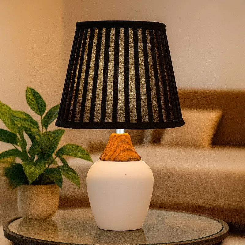 SpectraGlow Dynamic Ceramic Table Lamp - Black media 3