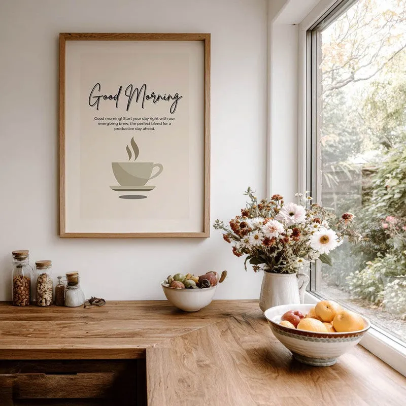 MorningBrew Archival Canvas Wall Art - Brown media 7