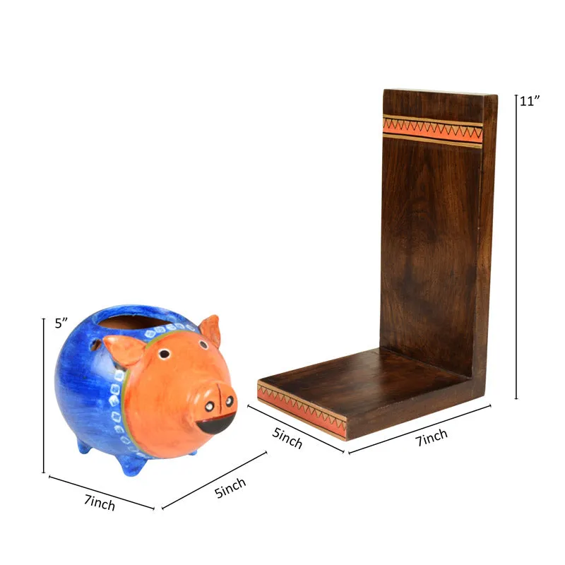 Samira Wall Shelf With Planter - Two Piece Set media 7