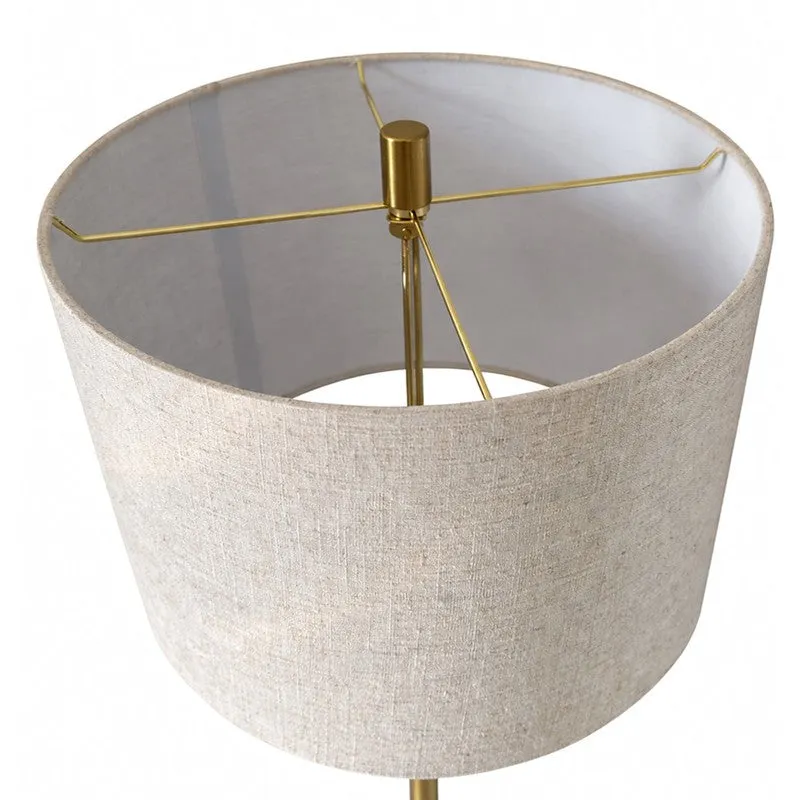 AarviDecor Belmont Designer Metal Table Lamp - White media 6