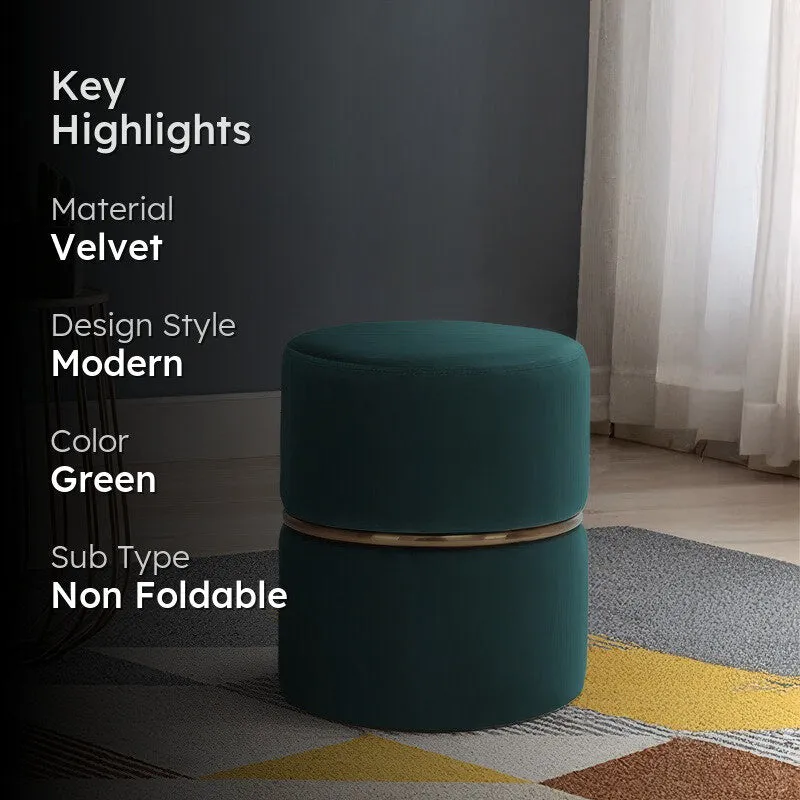 Zyvra Softin Ottoman - Green media 2