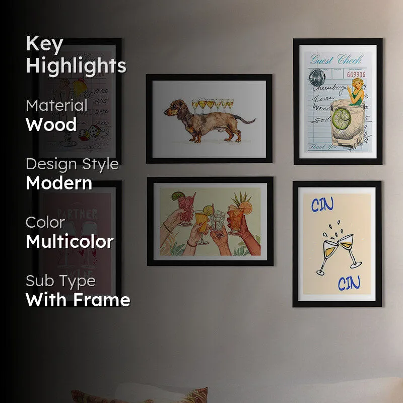 Comfort In Frame Wall Art - Set Of Six media 2