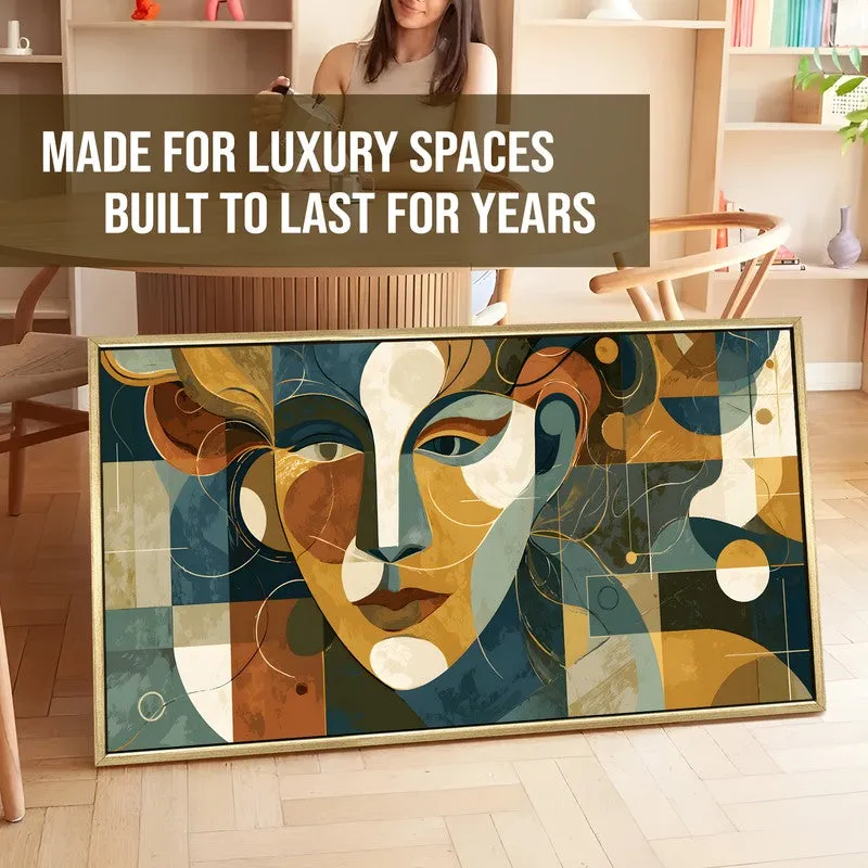 Hidden Emotions Canvas Wall Painting With Frame media 5