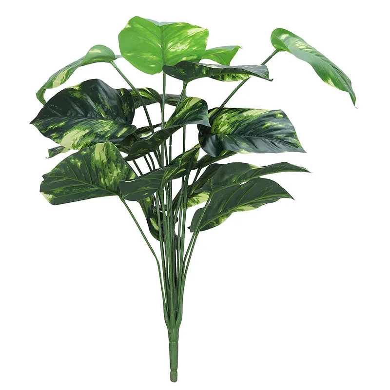 Botanika Artificial Money Plant I With Black Plastic Pot & pebbles - 2 Feet media 3