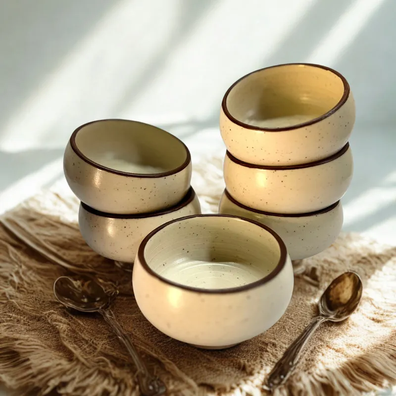 Cera Swirl Snack Bowl  - Set Of Six media 1