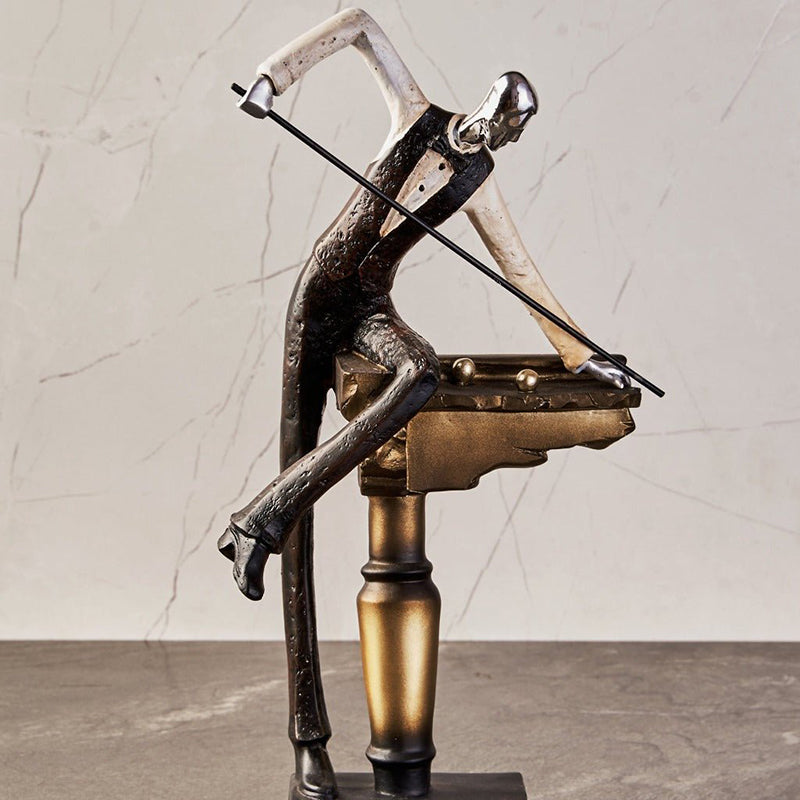 The Pool Player Resin Showpiece media 4