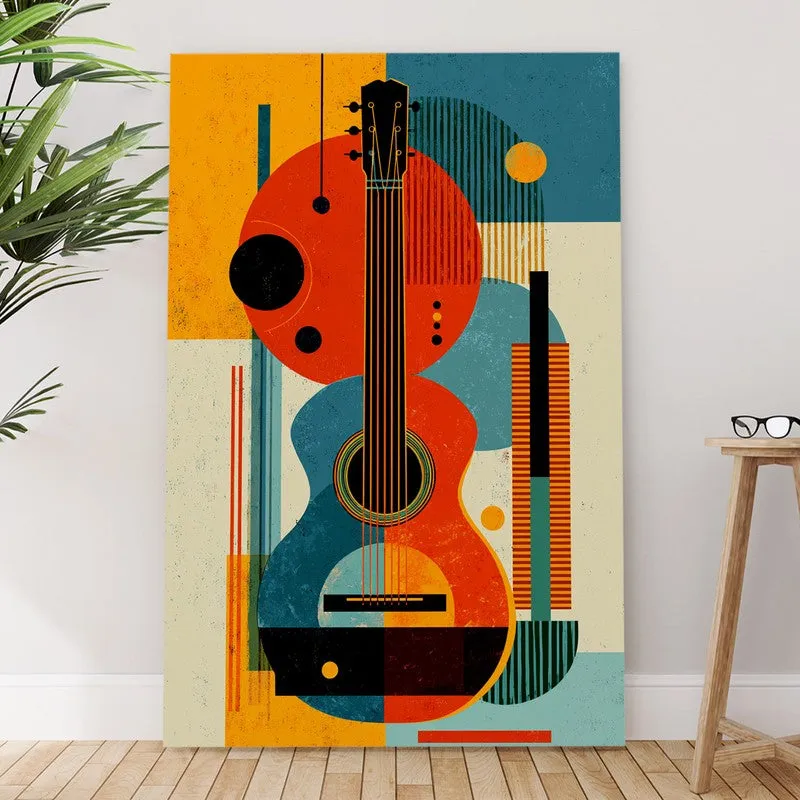 Melora Guitar Harmony Canvas Wall Art media 6