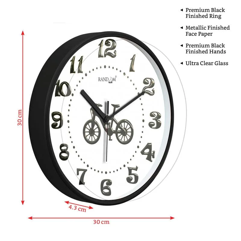 Cycle Gleam Wall Clock media 5
