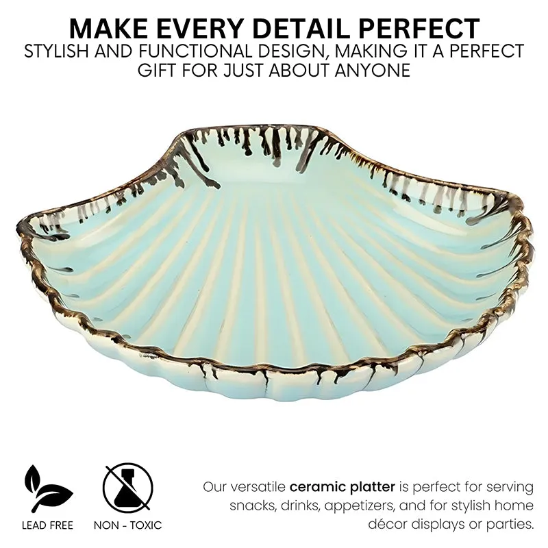 Casablanca Shell Ceramic Platter media 6