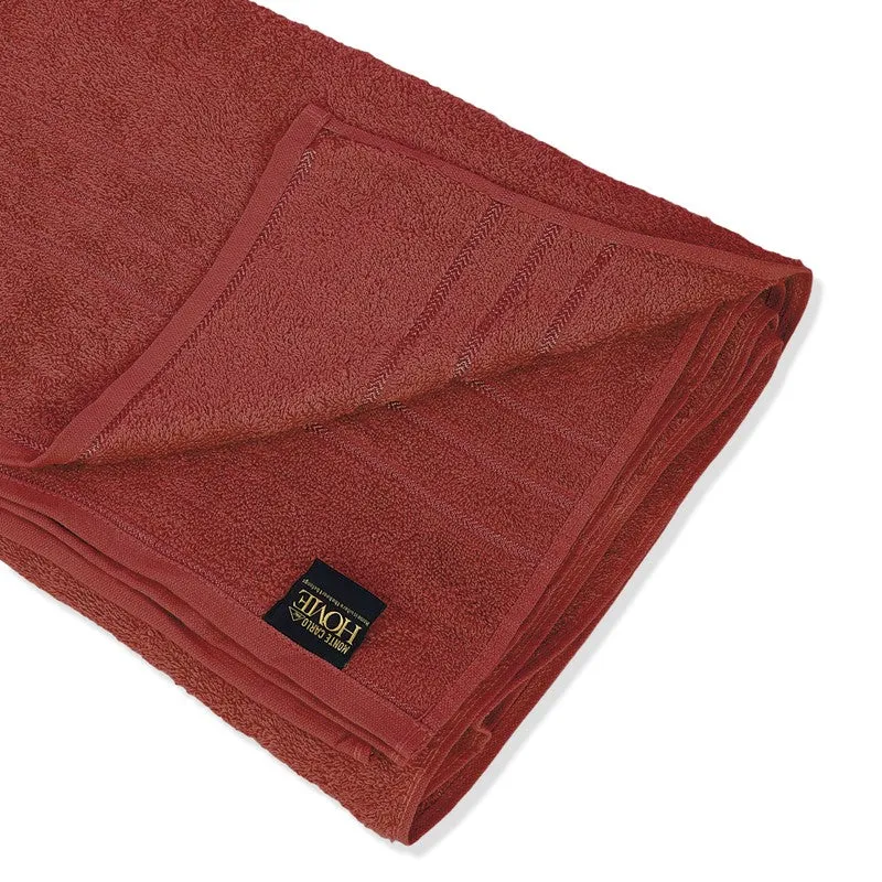 Monte Carlo Clean Wrap I Pure Cotton Bath Towel - Maroon media 6