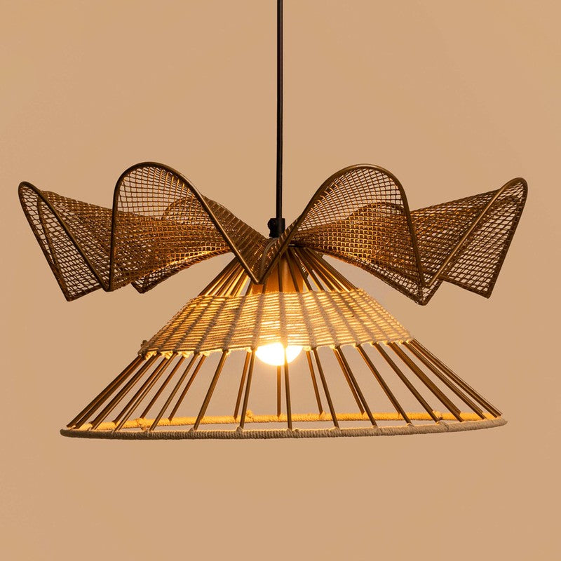 Aurelle Weave Fucius Steel Ceiling Lamp