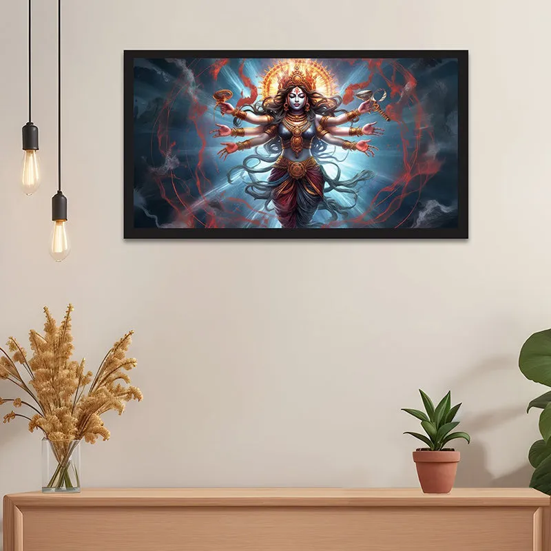 Mahakali Canvas Wall Painting media 6