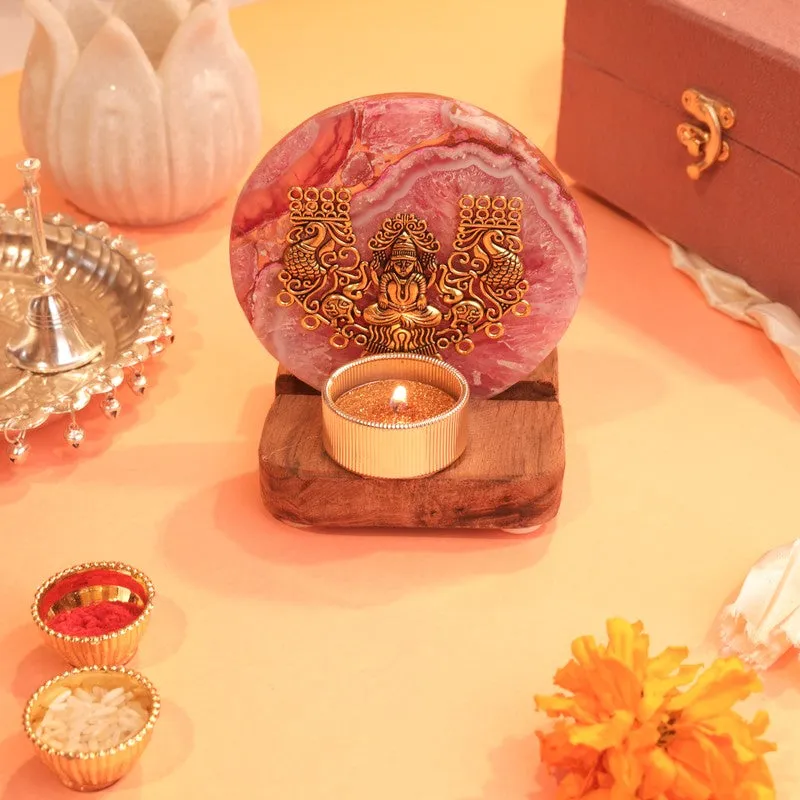 Eternal Fortune Laxmi Ji Tealight Holder media 4