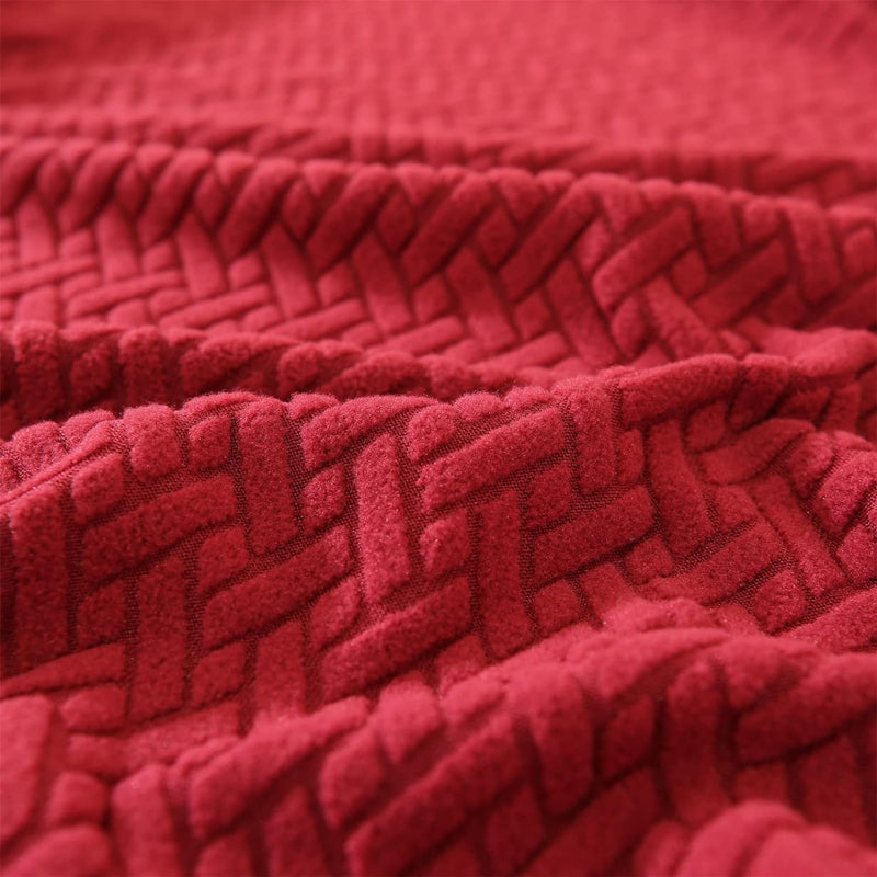 Univa Fleece Sofa Cover - Maroon media 9