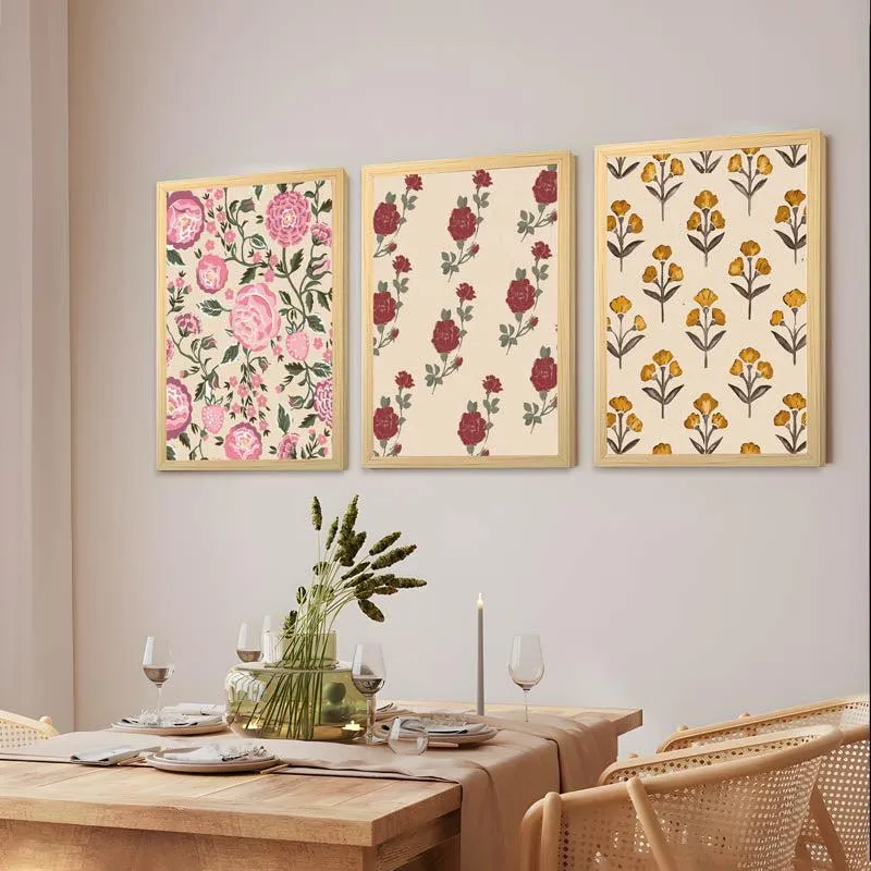 Nadira Flora Wall Art - Set Of Three media 1