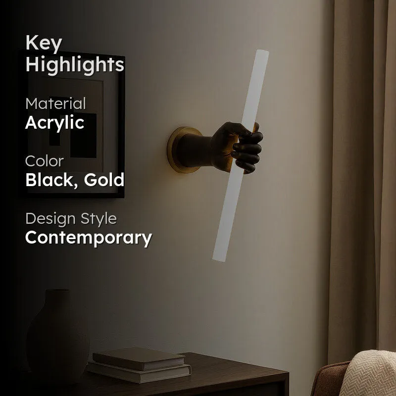 Nurell Hand-Held Acrylic Wall Lamp media 2