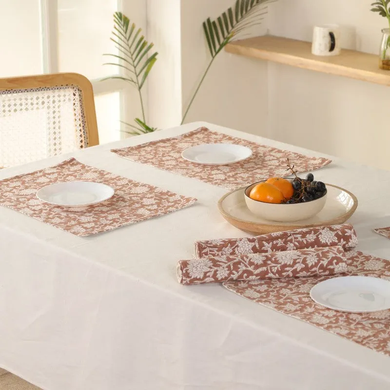 Rustic Indian Canvas Table Mats - Set Of Four media 6