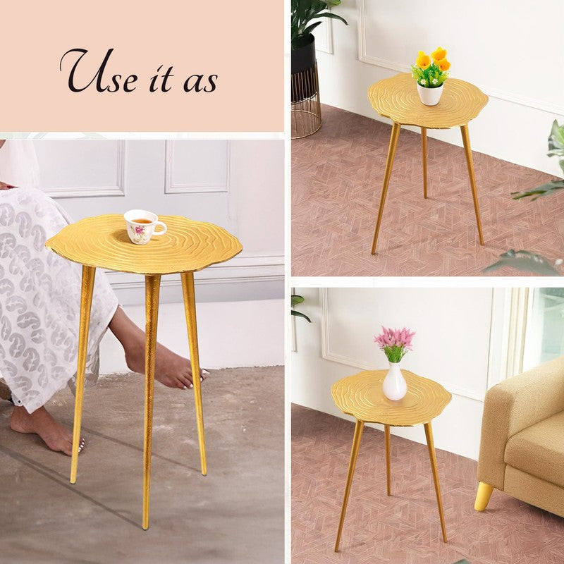 Amalyn Accent Table (Gold) - Set Of Two media 3
