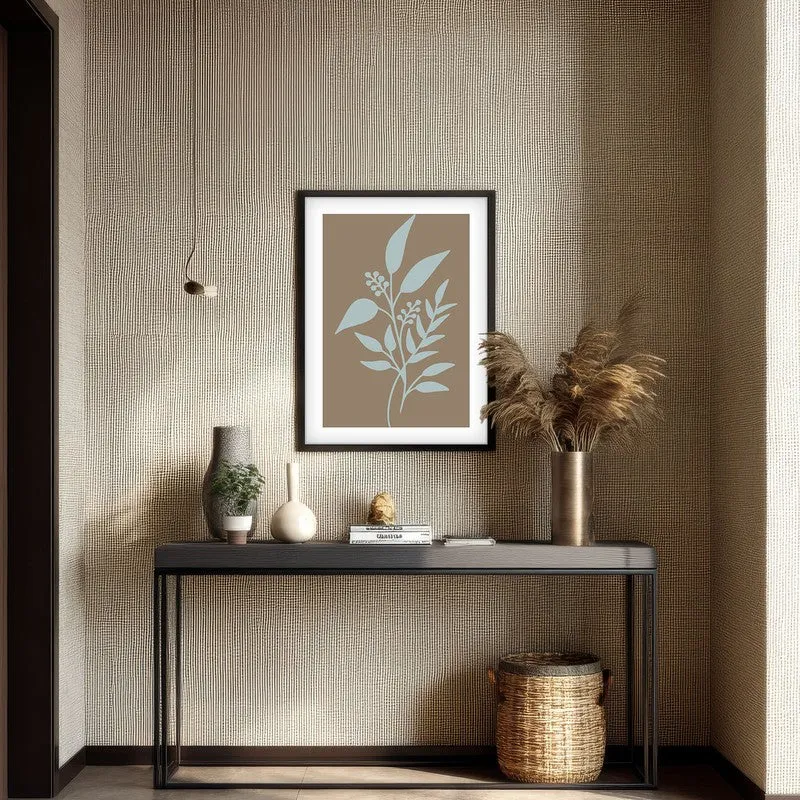 Arctic Sage Canvas Wall Painting With Black Frame media 4