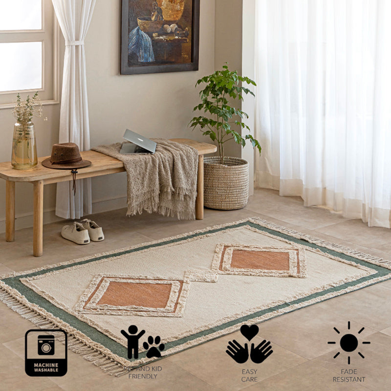 Kael Handwoven Cotton Rug media 7