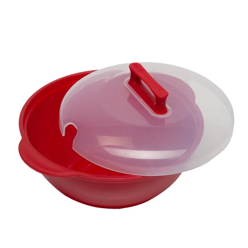 Mihaya Red Dinner Set (400 ml/1000 ml/2000 ml) - 32 Piece Set media 7