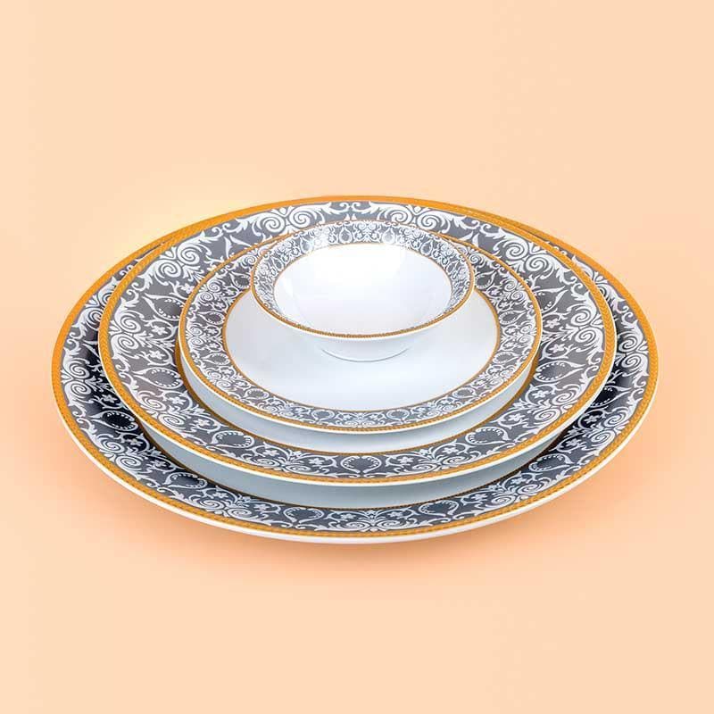Victorian Grey Dinner Set - 33 Piece Set image 6