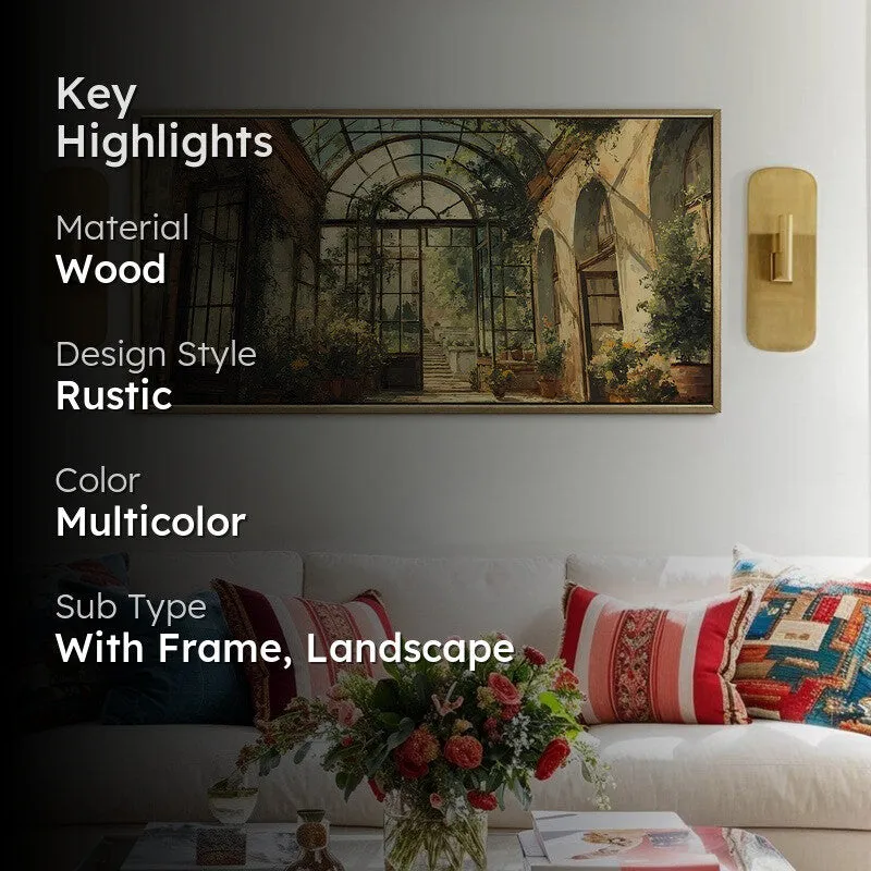 Vintage European Glass Conservatory Wall Art media 2