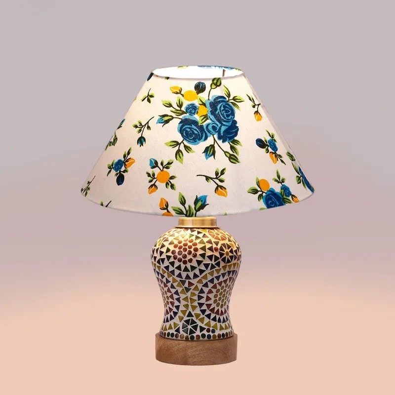 Aurenique Fleur Wooden Table Lamp - Multicolor media 6