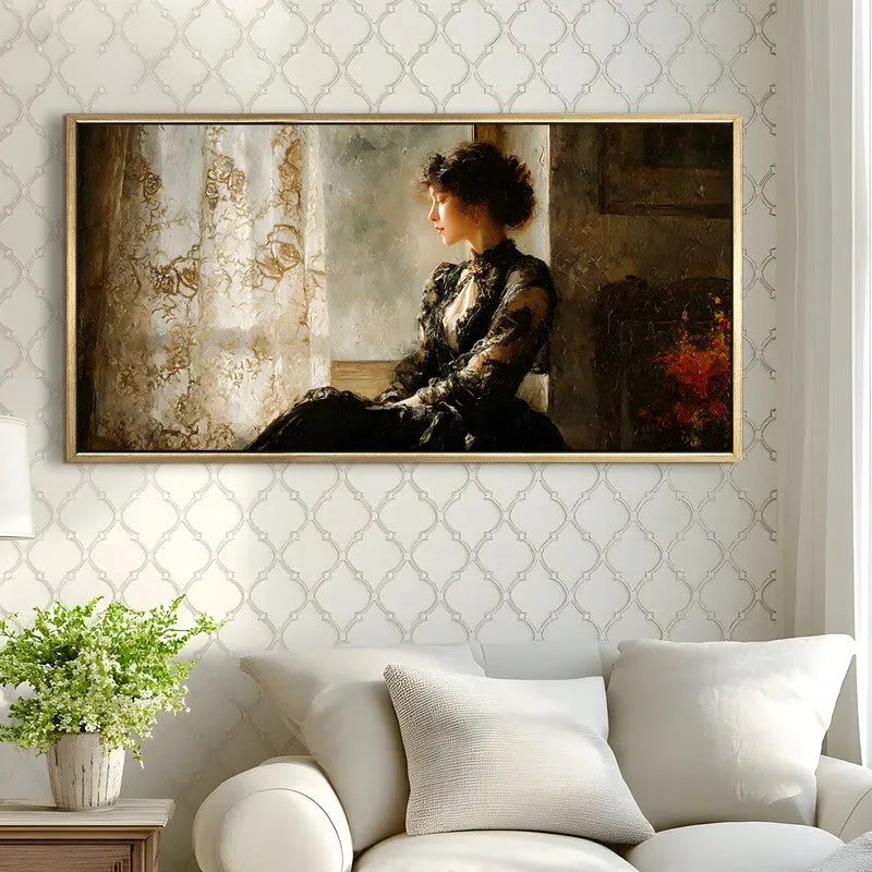 Soft Hours Canvas Wall Painting With Frame media 4
