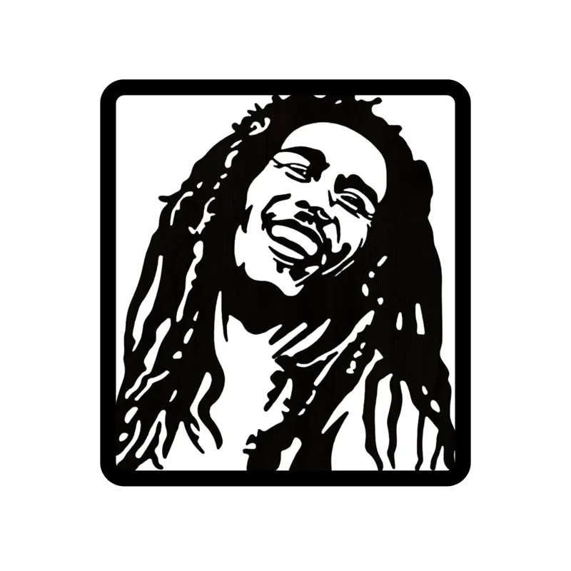 Bob Marley Silhouette Iron Wall Accent media 4