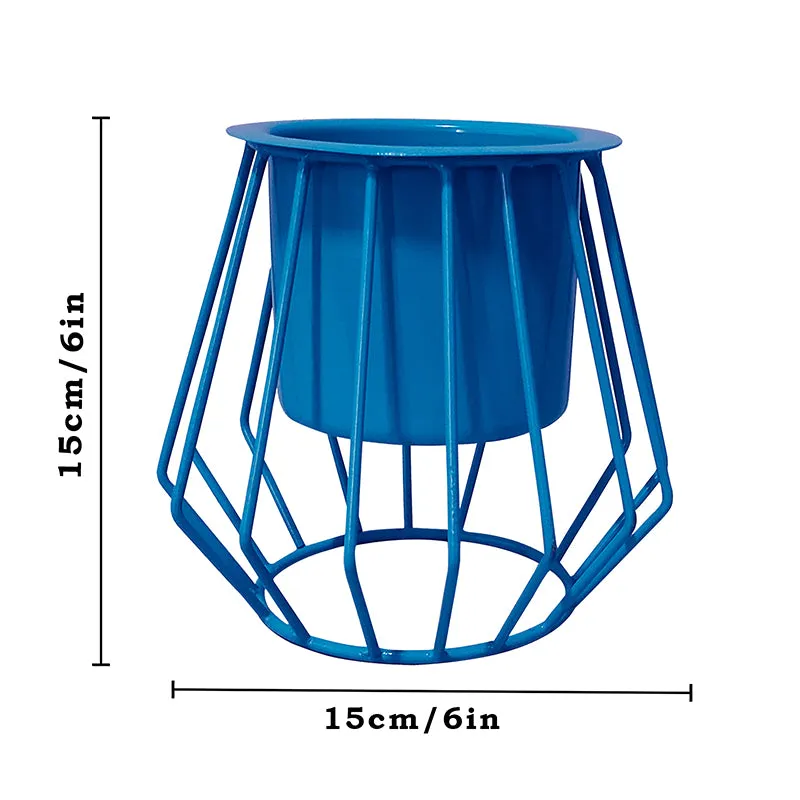 Steela Planter (Blue) - Set Of Two media 6