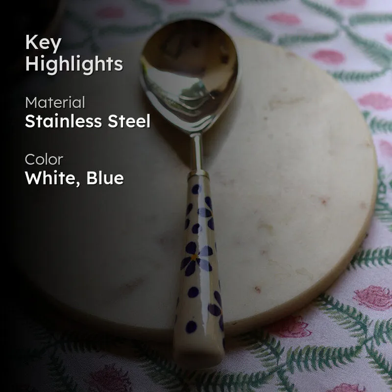 Petal Drop Steel Table Spoon media 2