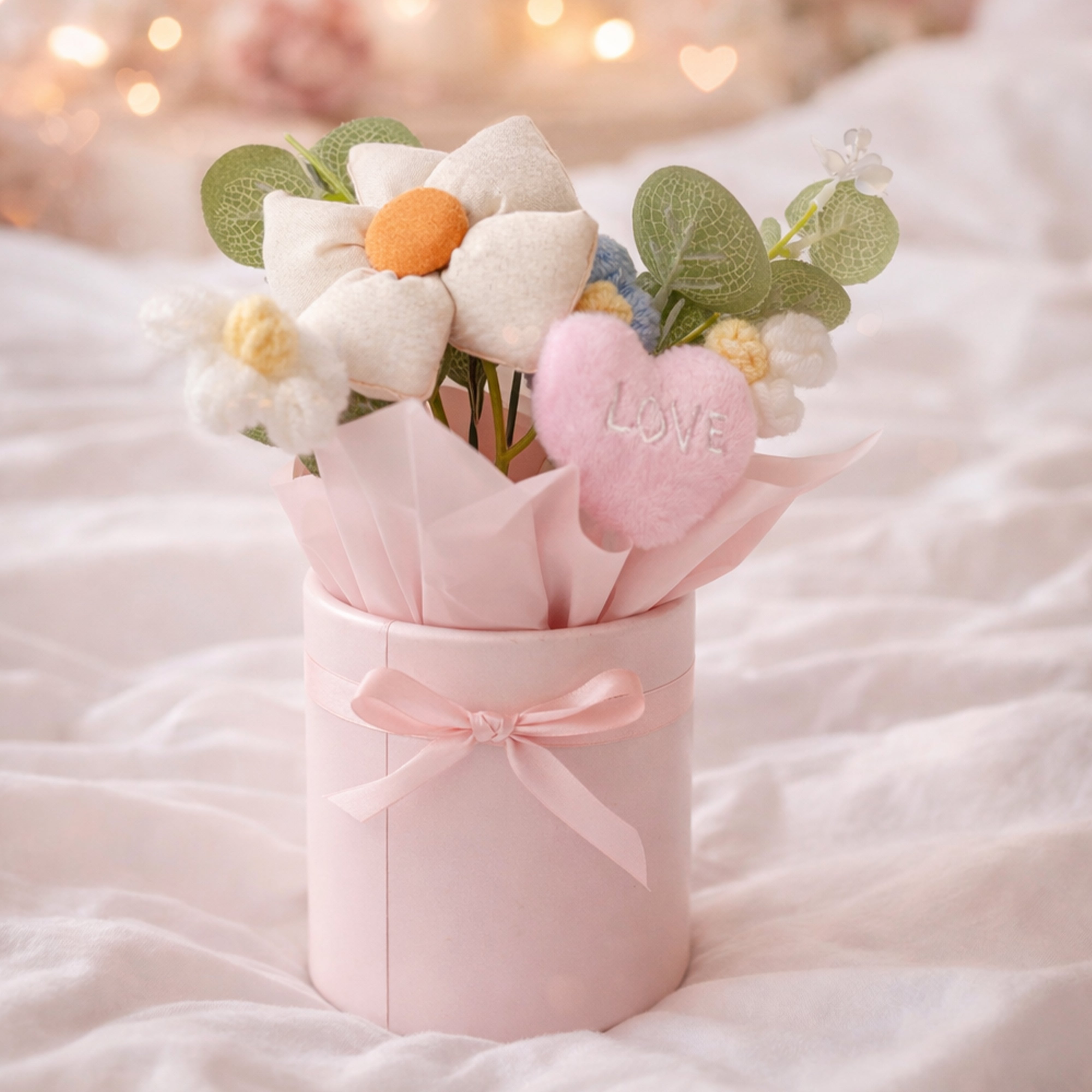 CylSprout Artificial Flower With Vase - Pink media 8
