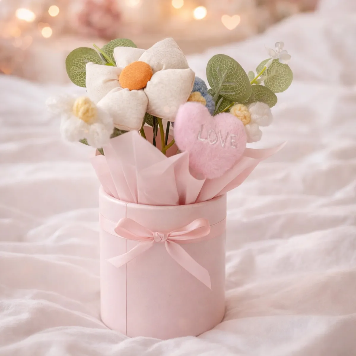 CylSprout Artificial Flower With Vase - Pink media 8