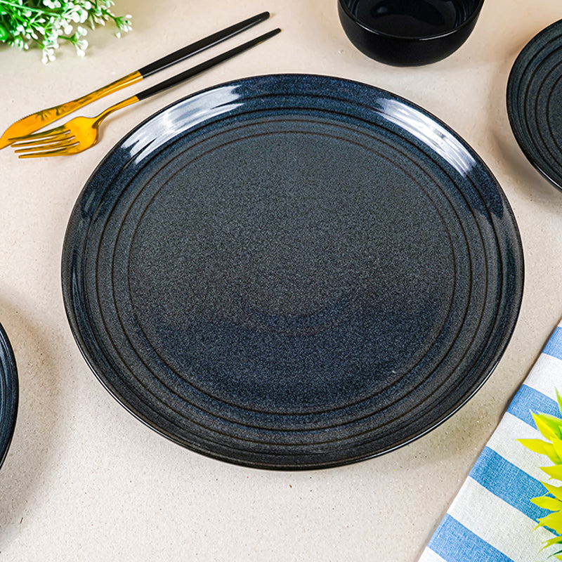 Indigo Ripple Ceramic Dinner Set - 20 Piece Set media 8