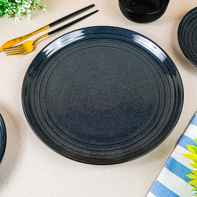 Indigo Ripple Ceramic Dinner Set - 20 Piece Set media 8