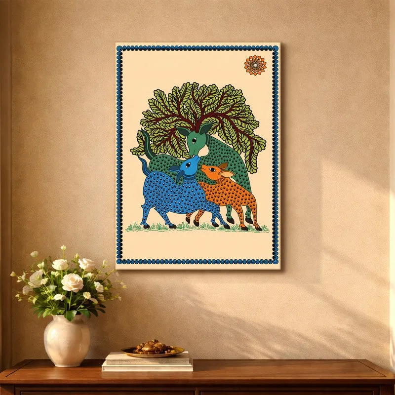 Forest Deer Canvas Wall Art & Paintings media 5