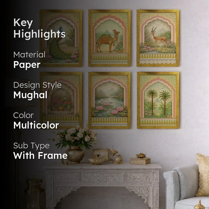 The Archway Chronicles Paper Wall Paintings - Set Of Six media 2
