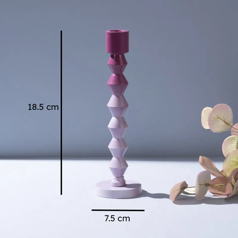 Ombre Block Candle Holder - Set Of Two media 6