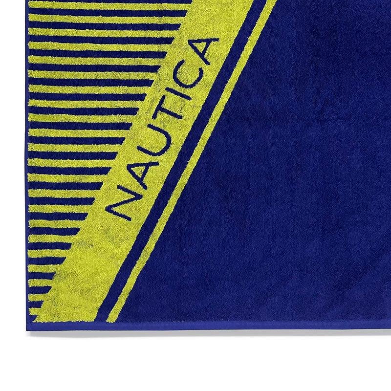 Nautica Imperial Soft Cotton Bath Towel -  Green & Blue media 6