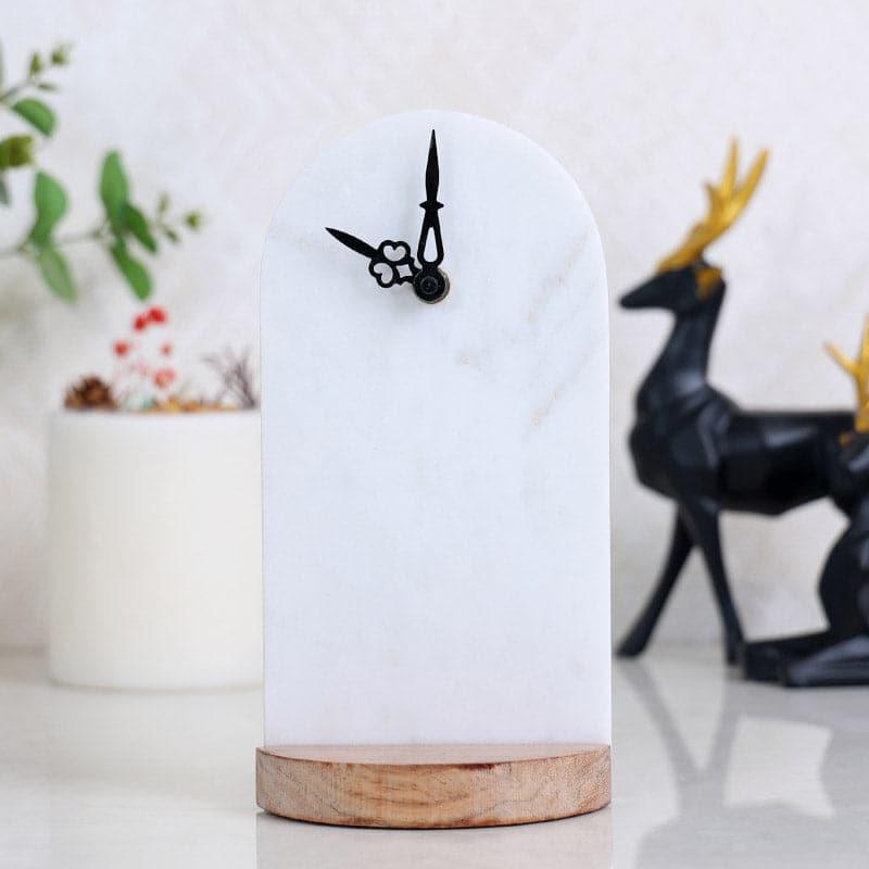 Fruna Hand Crafted Marble Table Clock media 6