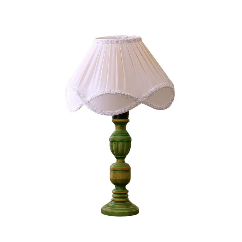 Arvello Elvo Wooden Table Lamp - White media 5