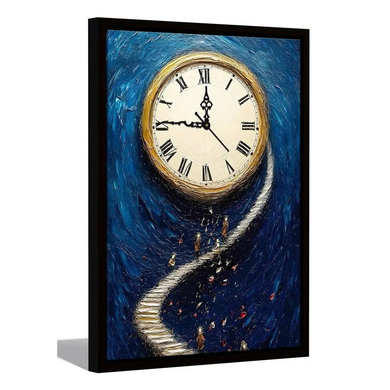 Prismatica Wall Art With Clock media 4