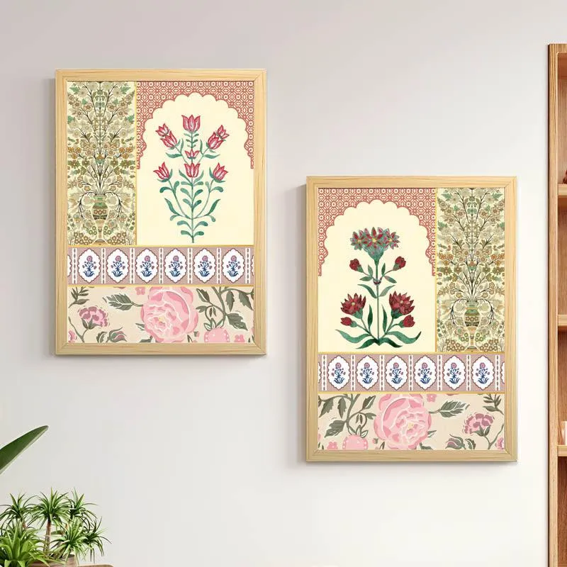 Veena Floral Wall Art - Set Of Two media 1