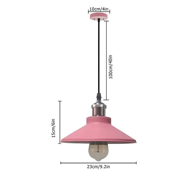 Stellara Metal Ceiling Lamp - Pink media 6