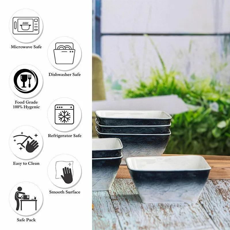 Clover Blue Snack Bowl (350 ML) - Set Of Six media 3