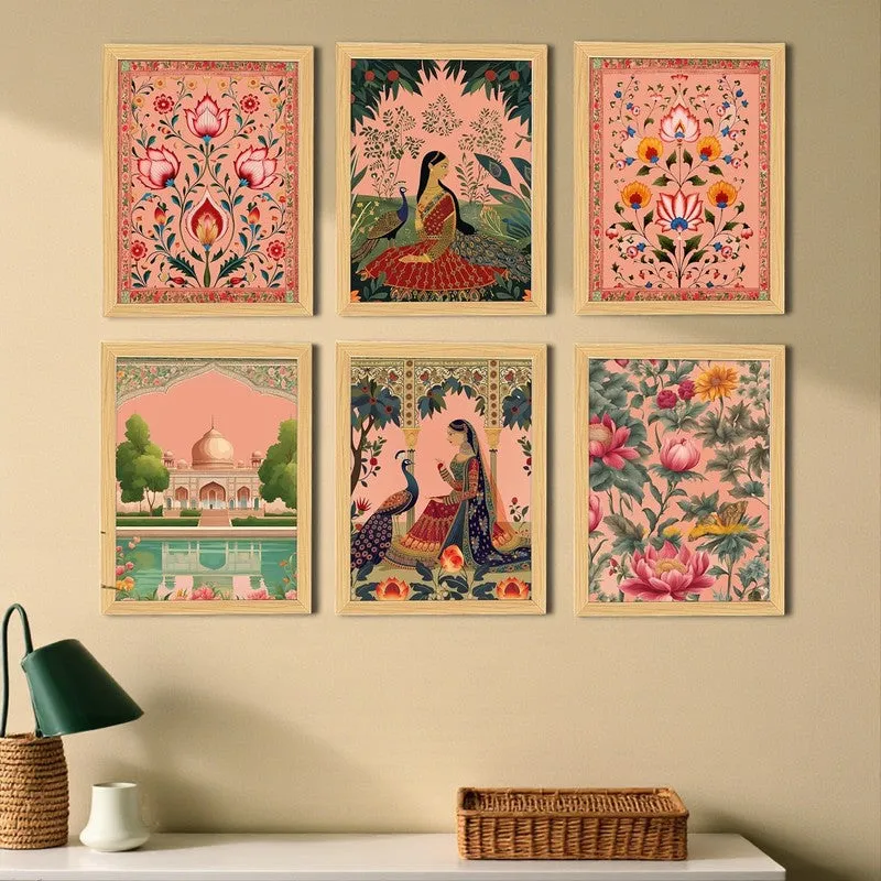 Anjani Bageecha Wall Art - Set Of Six - 4