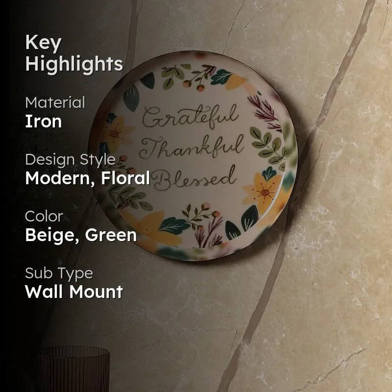 Grateful Charm Wall Plate media 2