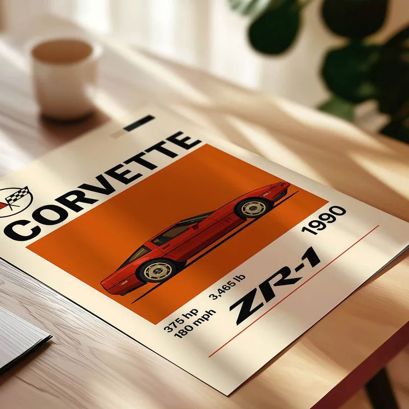 Corvette ZR-1 Legacy Wall Poster media 4
