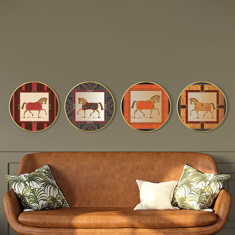 Stallion Silhouette Wall Art - Set Of Four media 3